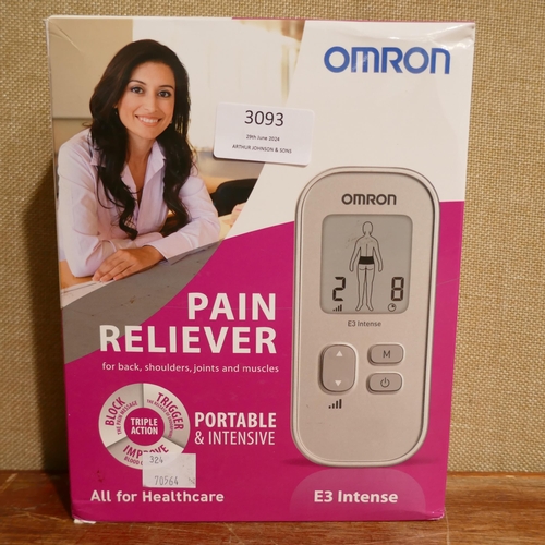 3093 - Omron E3 Intense Pain Reliever (324-241) *This lot is subject to vat