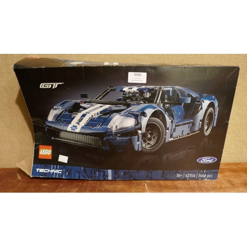 3096 - Lego Technic Ford Gt (Incomplete)  (323-166) *This lot is subject to VAT