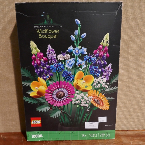 3097 - Lego Icons Wild Flowers (Incomplete)  (323-262) *This lot is subject to VAT