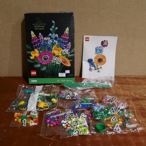 3097 - Lego Icons Wild Flowers (Incomplete)  (323-262) *This lot is subject to VAT