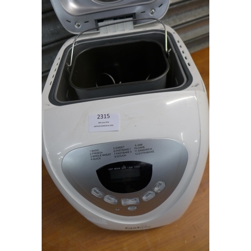 2315 - A Morphy Richards Fast Bake multi-function bread maker