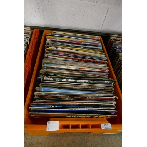 2161 - A quantity of LP records including Doris Day, Elton John, Eagles, Shadows, Bronski Beat, Roxy Music,... 