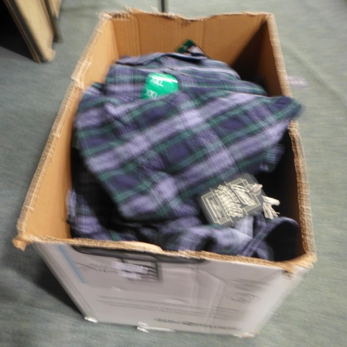 3166 - Quantity of Grayers Heritage flannel checked shirts - size XL  * This lot is subject to VAT