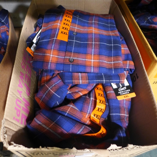 3174 - Box of Grayers Heritage flannel checked shirts - size XXL  *This lot is subject to VAT