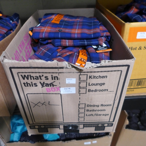 3174 - Box of Grayers Heritage flannel checked shirts - size XXL  *This lot is subject to VAT