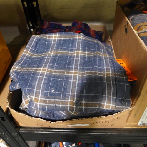 3178 - Box of Grayers Heritage flannel checked shirts - mixed sizes  *This lot is subject to VAT