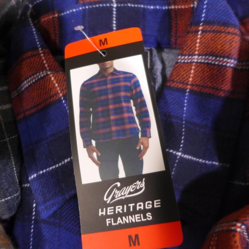 3178 - Box of Grayers Heritage flannel checked shirts - mixed sizes  *This lot is subject to VAT