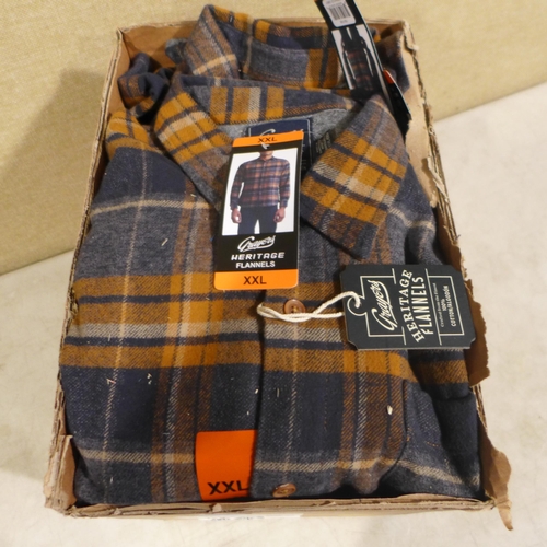 3179 - Box of Grayers Heritage flannel checked shirts - size XXL  *This lot is subject to VAT