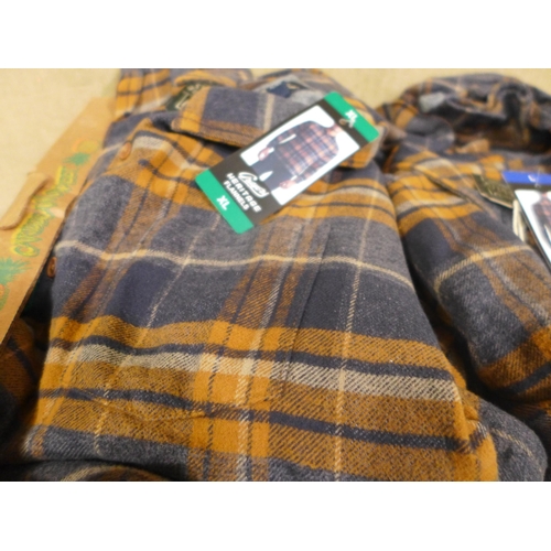 3180 - Box of Grayers Heritage flannel checked shirts - size L & XL  *This lot is subject to VAT