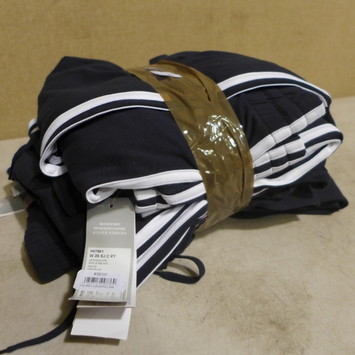 3203 - 6 pairs of navy Adidas jogging bottoms - size XL  *This lot is subject to VAT