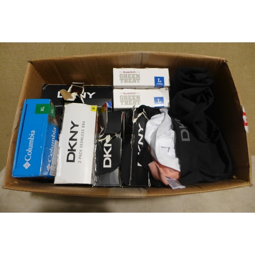 3207 - Small box of mixed size/style underwear including DKNY/Green Treat  *This lot is subject to VAT