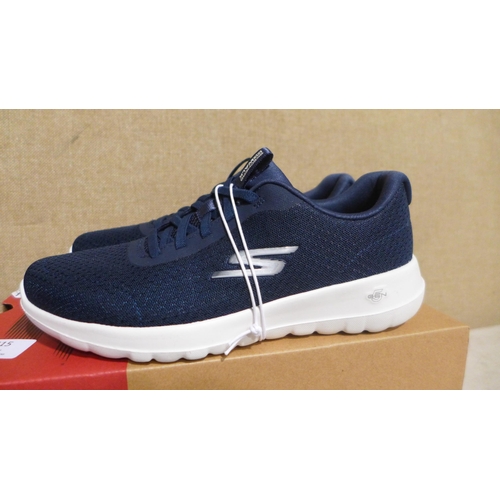 3215 - Pair of navy Skecher Go Walk Joy trainers - size UK 4  *This lot is subject to VAT