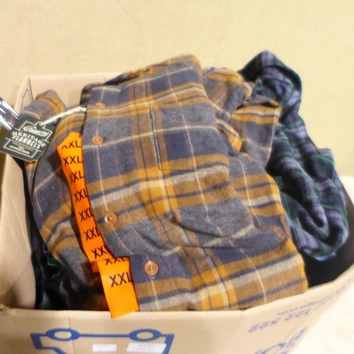 3220 - Box of Grayers checked shirts - mixed sizes/style  *This lot is subject to VAT