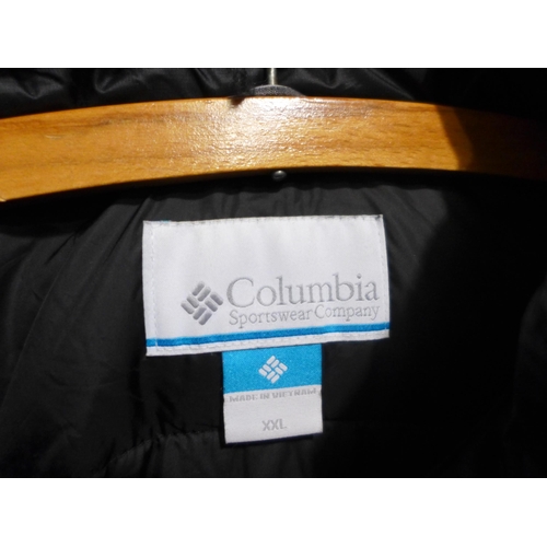 3224 - 4 Columbia grey ash/black padded jackets - size XXL  *This lot is subject to VAT