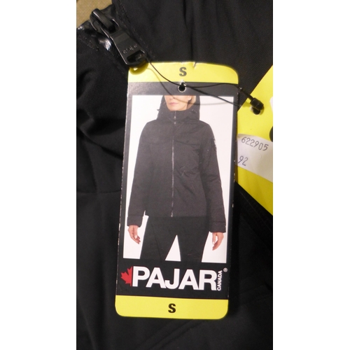 3256 - Ladies black Pajar Canada jacket - size S  *This lot is subject to VAT