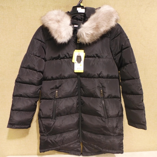3260 - Ladies black padded DKNY jacket - size S  *This lot is subject to VAT