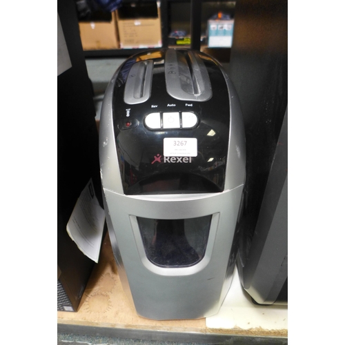 3267 - Large Fellowes paper shredder and a Rexel paper shredder (448-18)  *This lot is subject to VAT