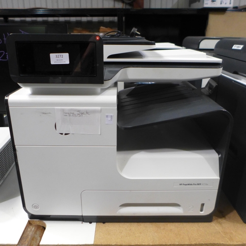 3272 - 2 HP Pagewide Pro MFP 477DW printers (448-5)  * This lot is subject to VAT