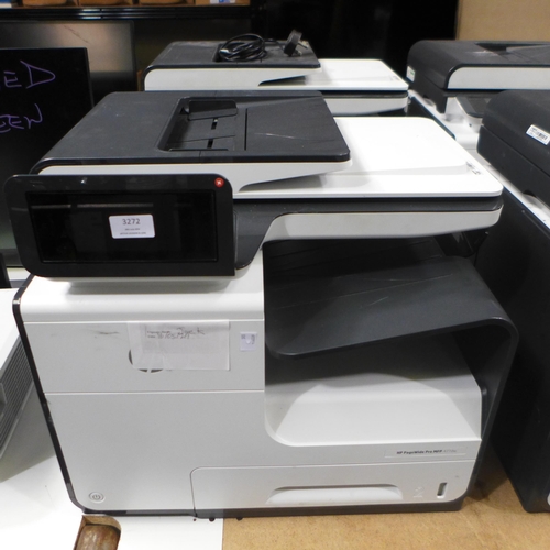 3272 - 2 HP Pagewide Pro MFP 477DW printers (448-5)  * This lot is subject to VAT