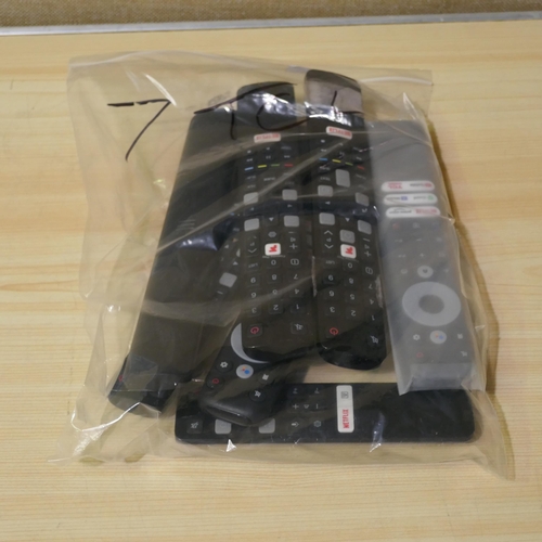 3139E - 7x TCL Remote Controls   (324-414) *This lot is subject to vat