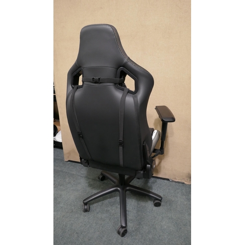 3143 - Xrocker Opal Gaming Chair With Led Lights, Original RRP £164.99 + vat (324-180) *This lot is subject... 