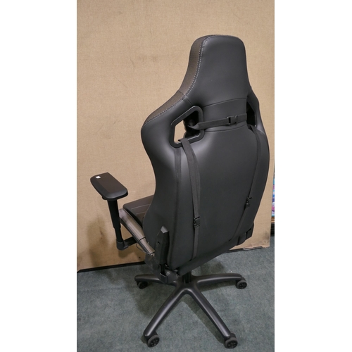 3143 - Xrocker Opal Gaming Chair With Led Lights, Original RRP £164.99 + vat (324-180) *This lot is subject... 