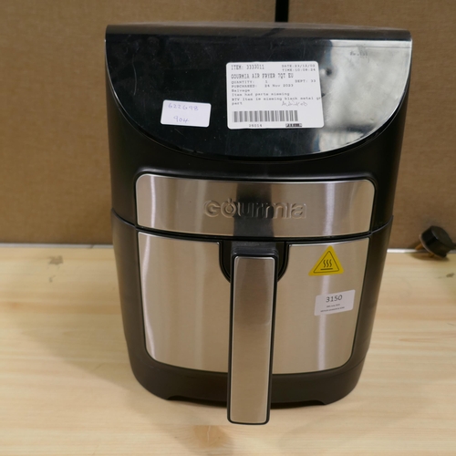 3150 - 2 Gourmia Air Fryers 7Qt - One requires a UK adaptor      (327-185 )  * This lot is subject to VAT