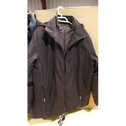 3317 - 5 mixed sizes/style mens jackets including 32º heat/weatherproof  *This lot is subject to VAT