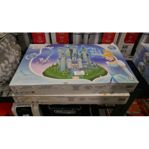 3295 - 2 x 3D Licensed Puzzles inc Disney + Harry potter  (323-355/6) *This lot is subject to VAT