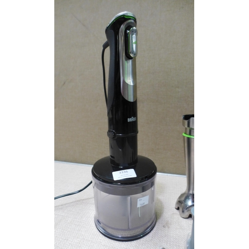 3336 - Braun Hand Blender - Model Mq9138Xi       (324-185) *This lot is subject to vat