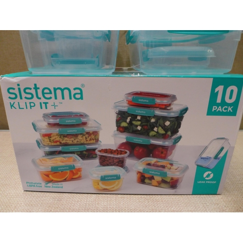 3341 - Sistema Klip It Plus storage Set     (324-311) *This lot is subject to vat