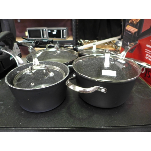 3345 - The Rock Matt Black Cookware, Original RRP £108.99 + vat (324-306) *This lot is subject to vat