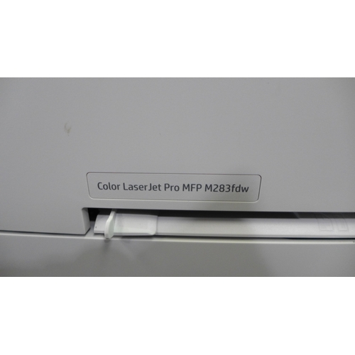 3349 - Hp Colour Laserjet Pro Printer - Model M283Fdw, Original RRP £344.99 + vat (324-304) *This lot is su... 