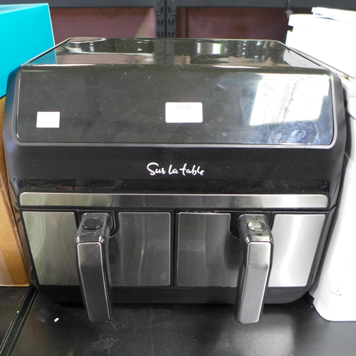 3350 - Sur La Table Double Air Fryer (324-238) *This lot is subject to vat