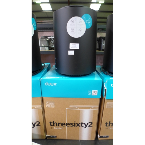 3353 - Duux Threesixty 2 Blow Heater (324-236) *This lot is subject to vat