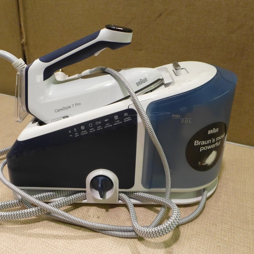 3356 - Braun Carestyle 7 Pro Steam Generating Iron - Model Is7282Bl , Original RRP £249.99 + vat (324-250) ... 