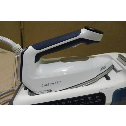 3356 - Braun Carestyle 7 Pro Steam Generating Iron - Model Is7282Bl , Original RRP £249.99 + vat (324-250) ... 