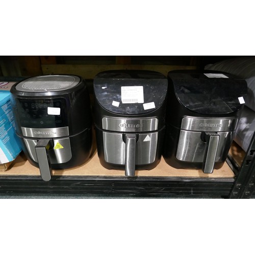 3151 - Three Gourmia Air Fryers 7QT (315-160/927/929) *This lot is subject to VAT