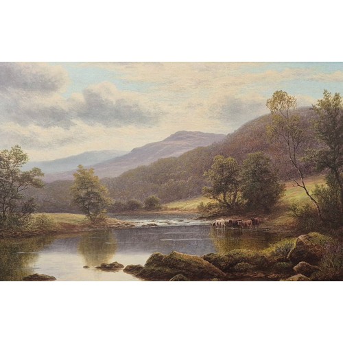 14 - William Mellor (1851-1931), On The Wharfe, Bolton Woods, Yorkshire, oil on canvas, signed lower righ... 