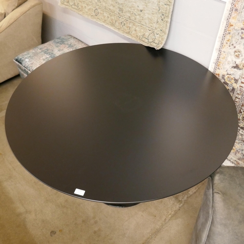 1338 - A black Tulip dining table - RRP £399