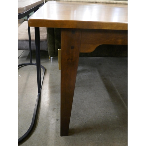 1359 - A dark brown Garrat extending dining table  *This lot is subject to VAT RRP £1139