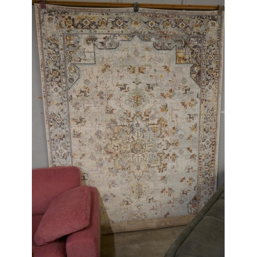 1376 - A multi-coloured ground vintage look carpet, 200 x 300cm