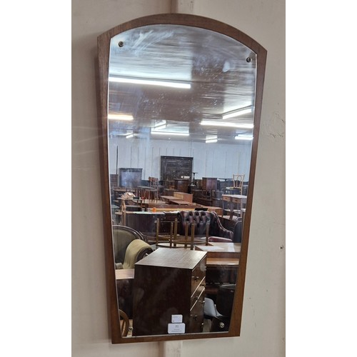 58 - A Danish teak framed mirror