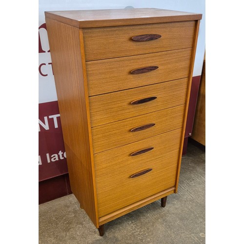 60 - An Austin Suite teak chest of drawers