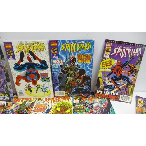 2056 - A collection of approx. 40 Spider-Man comics including mainly 