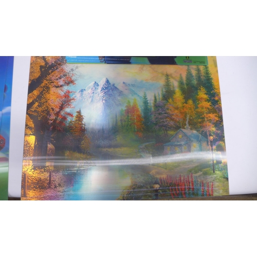 2069 - 50 assorted lenticular 3D illusion prints