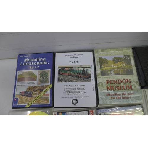 2078 - A collection of model railway software and DVDs