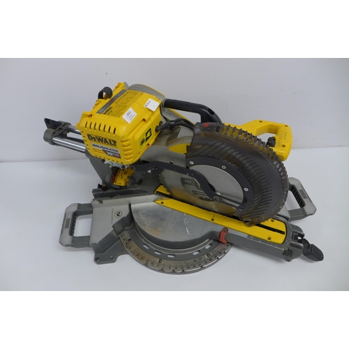 2001 - A DeWalt DH5780 brushless XR FlexVolt battery powered cordless sliding mitre saw - No battery or cha... 