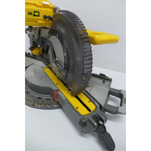 2001 - A DeWalt DH5780 brushless XR FlexVolt battery powered cordless sliding mitre saw - No battery or cha... 