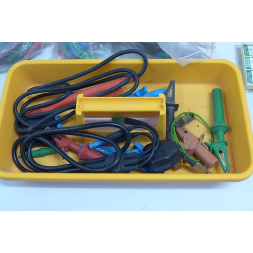 2027 - 2 Fluke tool boxes with various items inside including: a Fluke 6200 appliance tester, a Fluke 1653 ... 